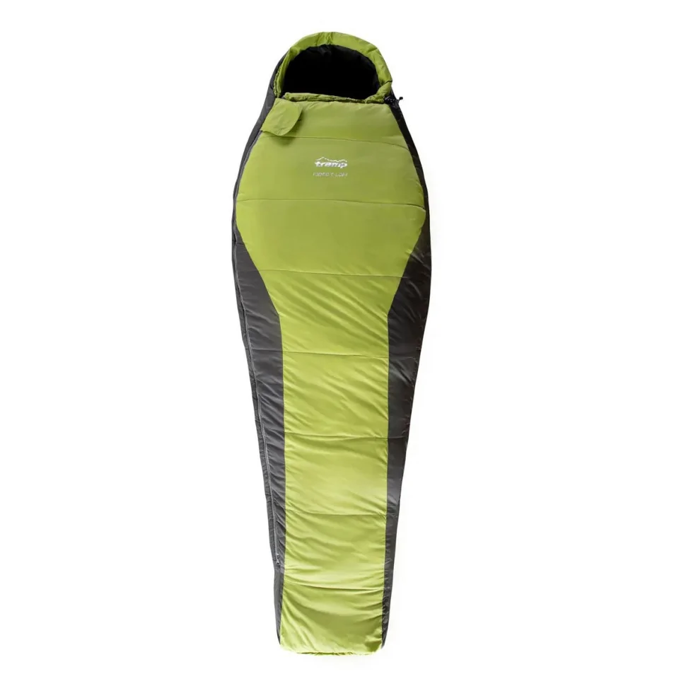 Спальный мешок Fjord Regular Tramp UTRS-094R-R, кокон правый, green/grey