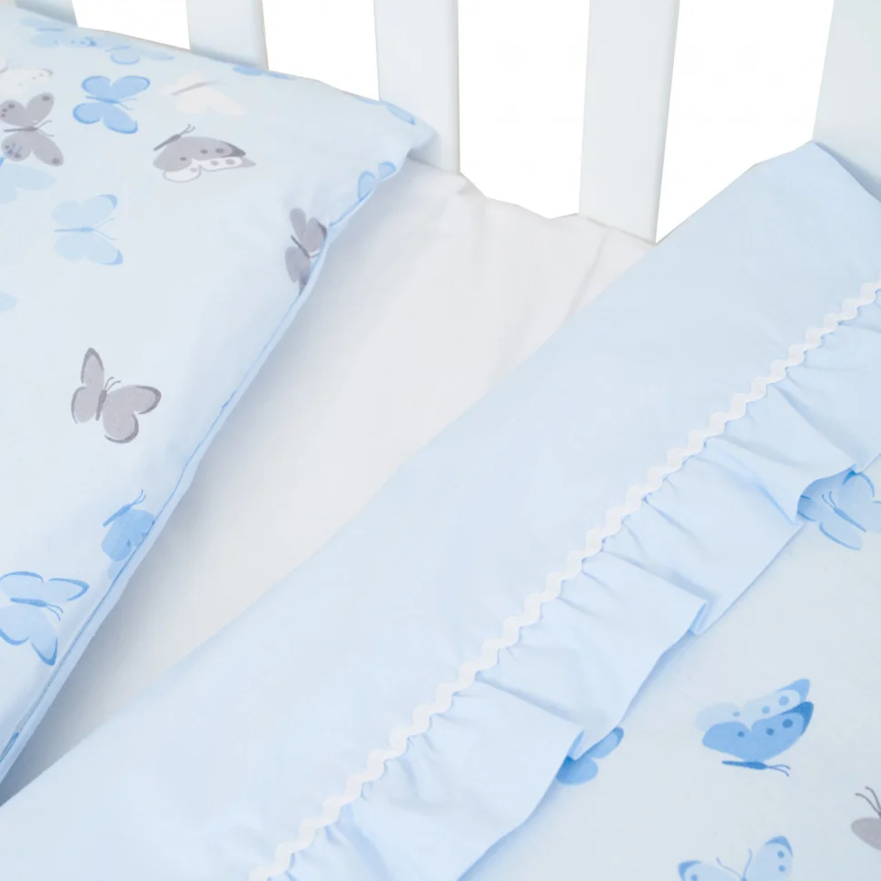 Постільна білизна в дитяче ліжечко Butterfly Romantic Spring collection Twins 3024-RS-04, 3 елементи
