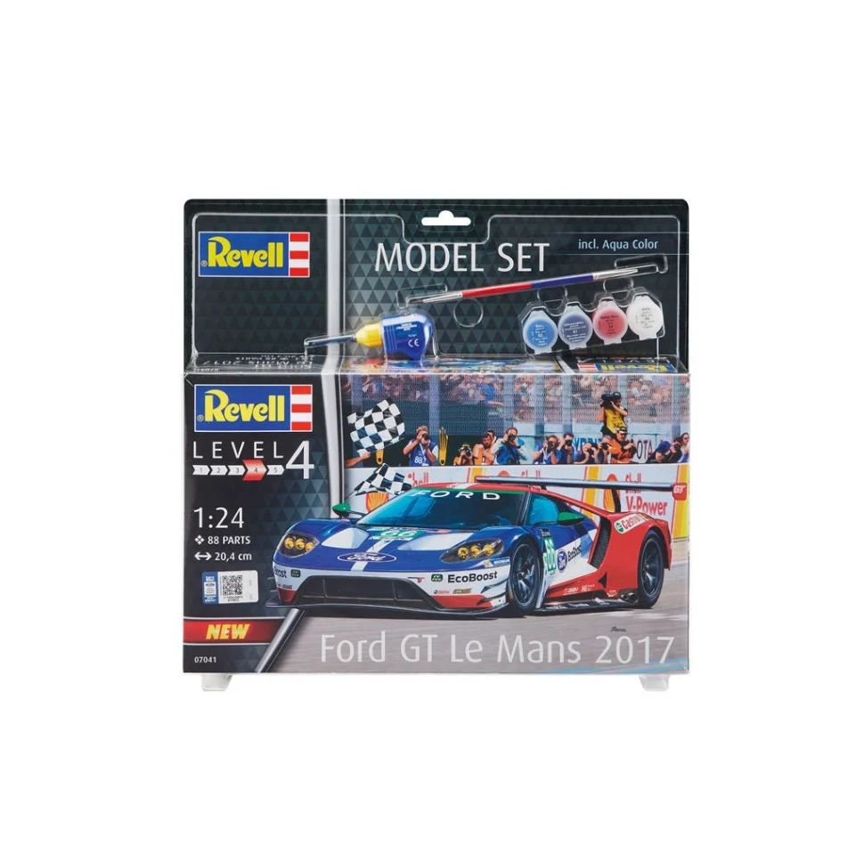 Сборная модель-копия набор Автомобиль Ford GT - Le Mans Revell RVL-67041 уровень 4, 1:24