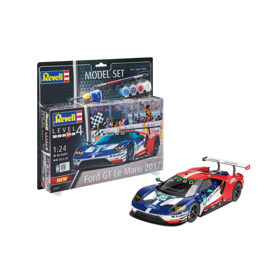 Сборная модель-копия набор Автомобиль Ford GT - Le Mans Revell RVL-67041 уровень 4, 1:24