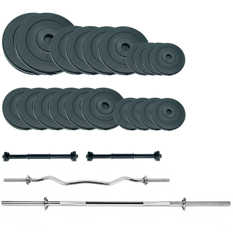 Набор штанг + гантели Gym Set 2 Rock Pro Newt NE-PL-SET2-80 80 кг
