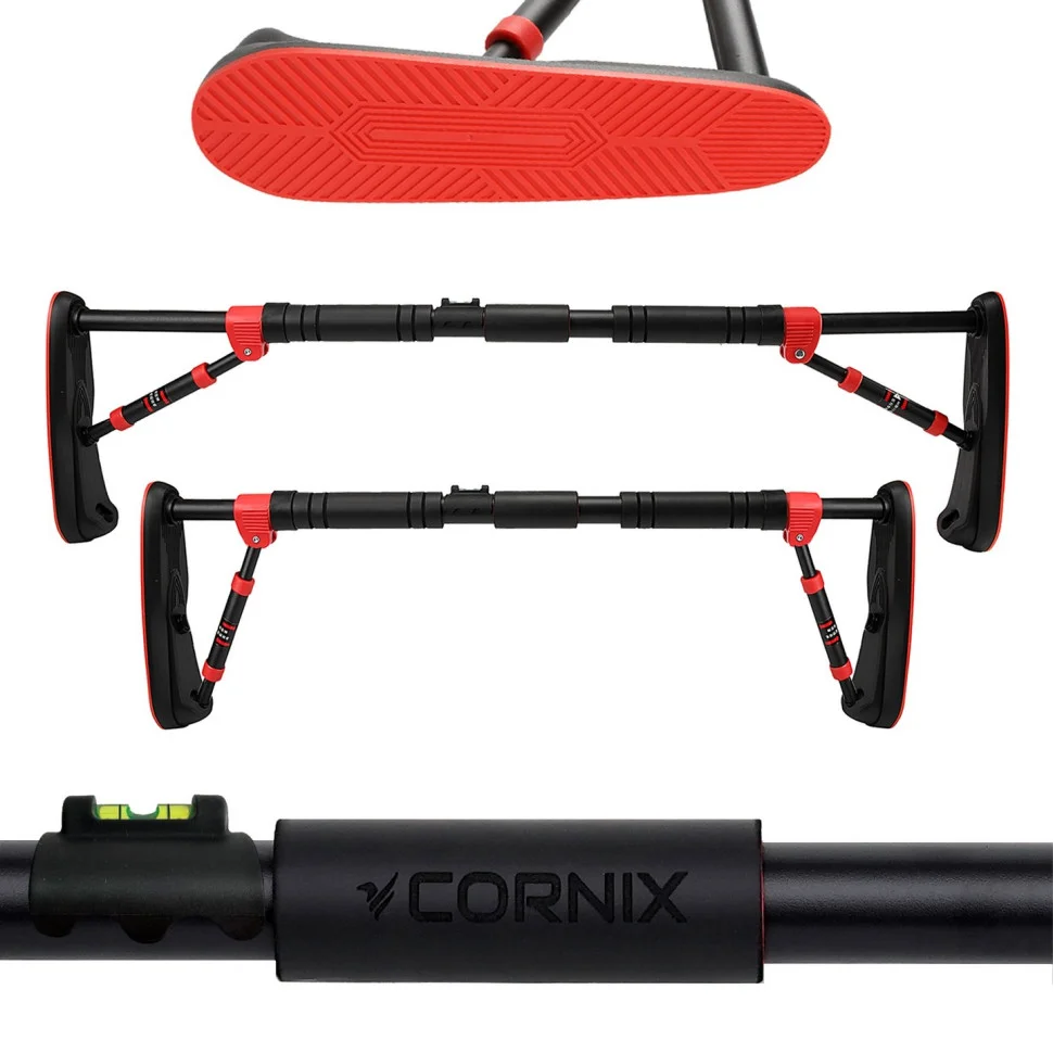 Турник раздвижной Elite Cornix XR-0290 Black/Red, размер 80 х 120 см