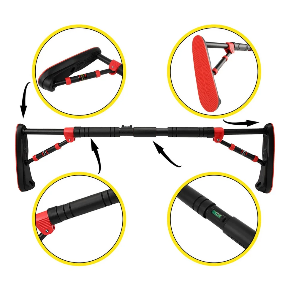 Турник раздвижной Elite Cornix XR-0290 Black/Red, размер 80 х 120 см