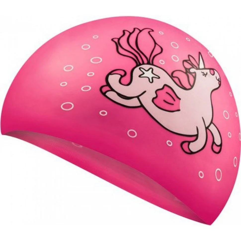 Шапка для плавания KIDDIE Unicorn 6880 Aqua Speed 142-Unicorn, розовый, OSFM