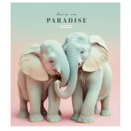 Тетрадь общая "Love in paradise" Школярик 036-3256L-1 в линию, 36 листов