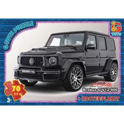 Пазл детский "Гараж мечты" G-Toys FW764, 70 элементов