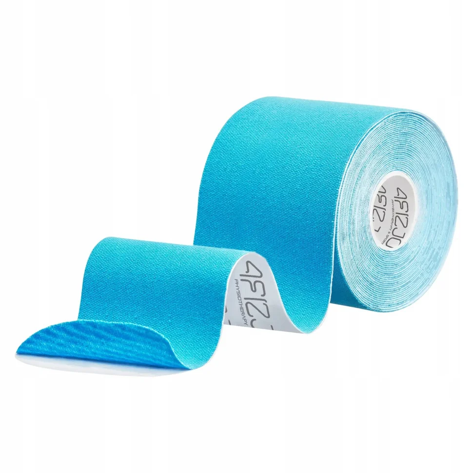 Лента кинезиологическая (кинезио тейп) 4FIZJO 4FJ0548 Sky Blue 7.5 см 5 м