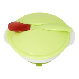 Тарелка на присоске с термоложкой и крышкой Mega Zayka MGZ-0101(Green) 250 мл Тарелка на присоске с термоложкой и крышкой Mega Zayka MGZ-0101(Green) 250 мл