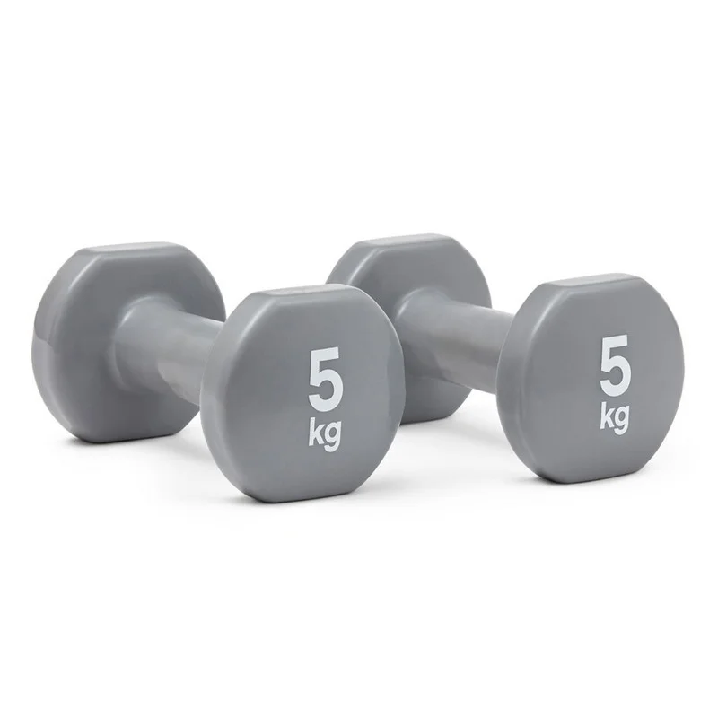 Гантелі Dumbbells Reebok RAWT-16155 сірі, по 5 кг