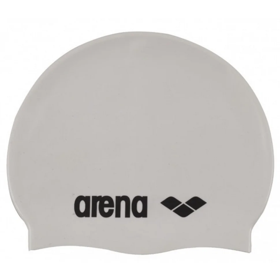 Шапка для плавания CLASSIC SILICONE Arena 91662-015 белый, OSFM