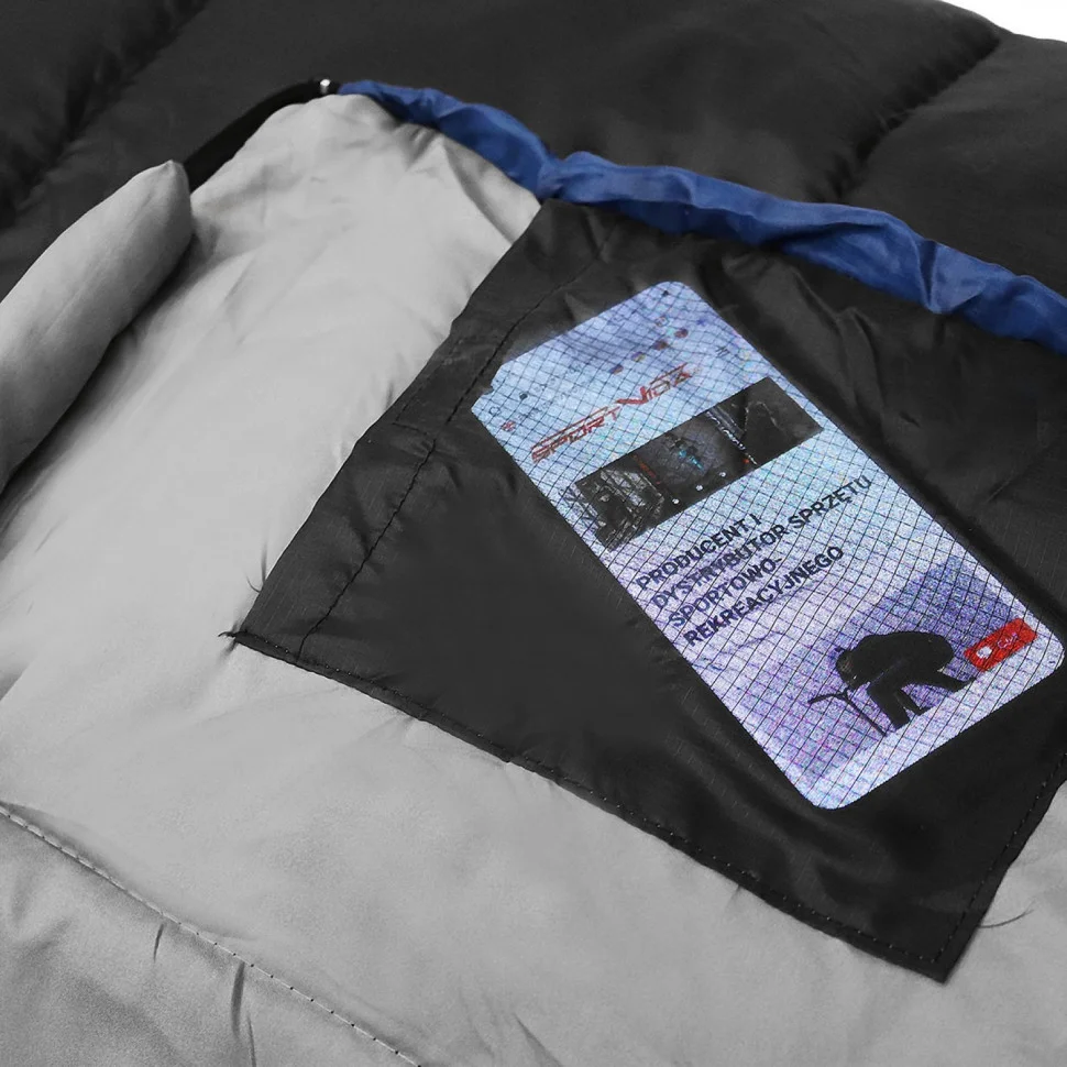 Спальний мішок (спальник) ковдра SportVida SV-CC0069 Black/Grey