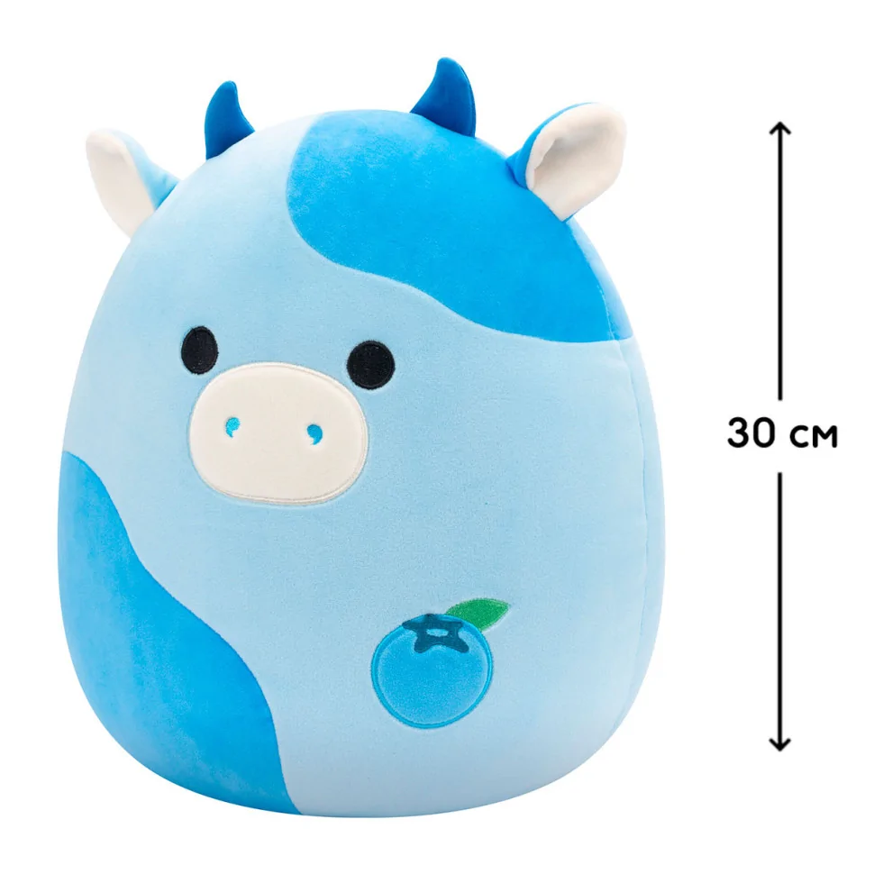 Мягкая игрушка Коровка Рутания Squishmallows SQCR06624, 30 см