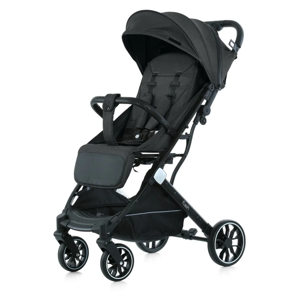 Дитяча прогулянкова коляска FLASH Bambi M 5727-1 Almost Black