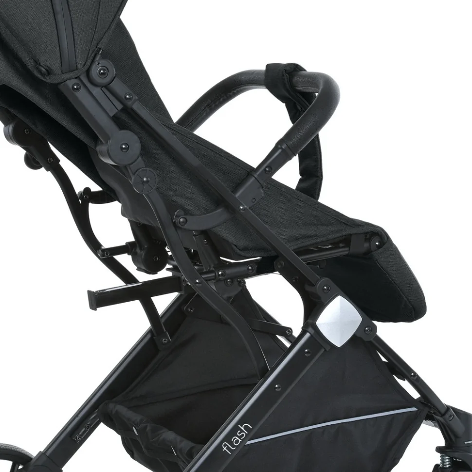 Дитяча прогулянкова коляска FLASH Bambi M 5727-1 Almost Black