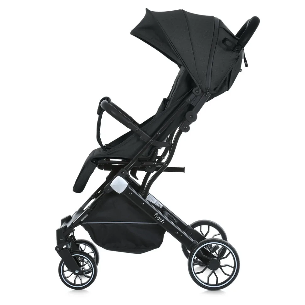 Дитяча прогулянкова коляска FLASH Bambi M 5727-1 Almost Black