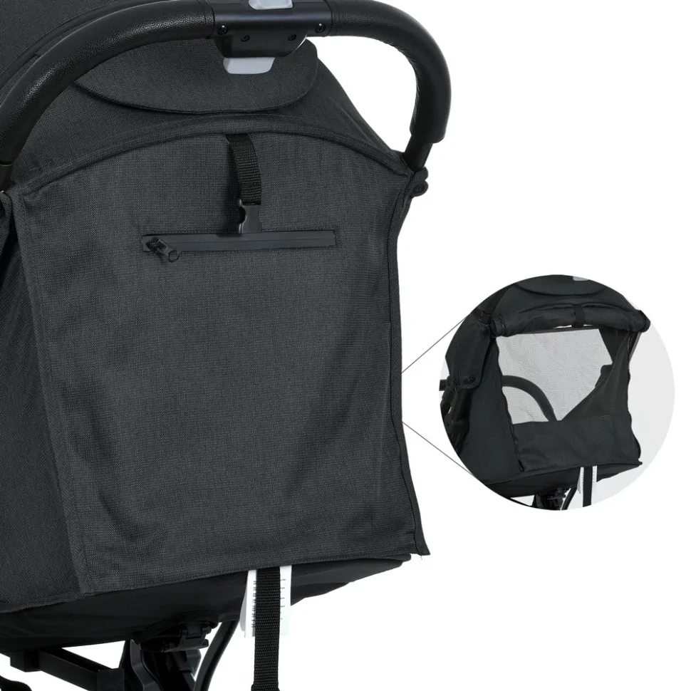 Дитяча прогулянкова коляска FLASH Bambi M 5727-1 Almost Black