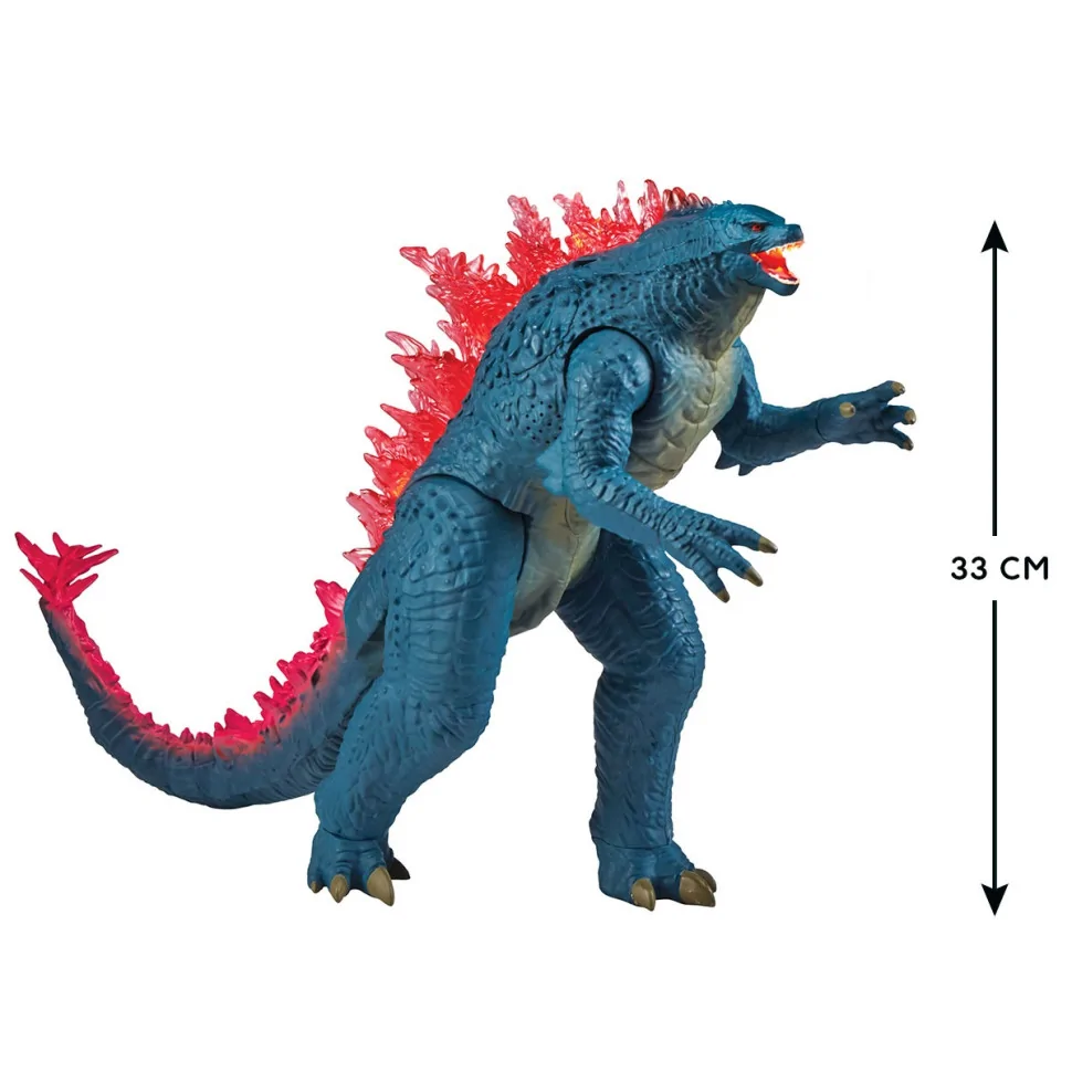 Детская игрушечная фигурка Мегагодзилла делюкс Godzilla vs. Kong 35584G 33 см, с лучом