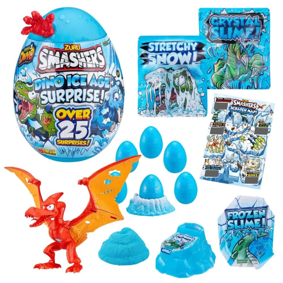 Ігровий набір Ice Age Large Птеродактиль Smashers 7455B з аксесуарами