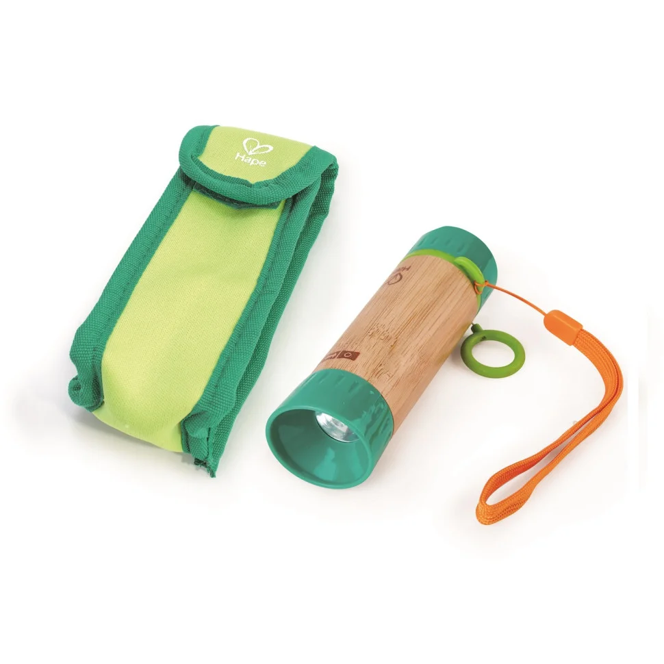 Механический фонарик Nature Fun Hape E5579 с чехлом