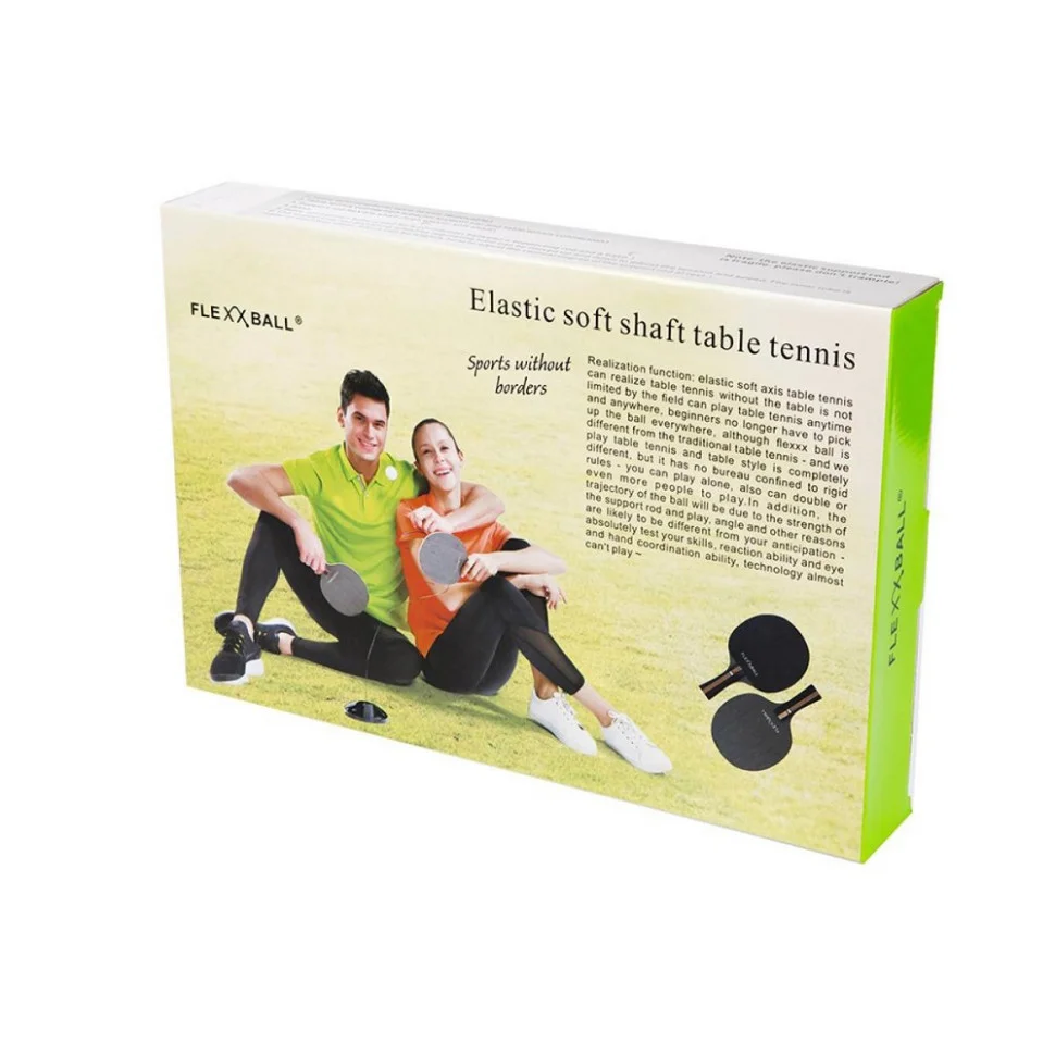 Игра в пинг понг Flexxball 2549TT, yellow 2 ракетки 4 мячика, стойка