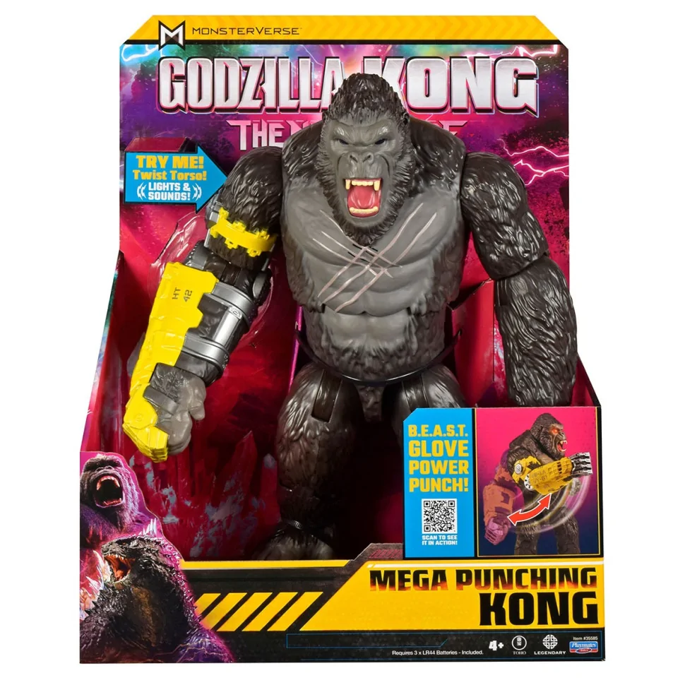 Детская игрушечная фигурка Мегамощный удар Конга Godzilla vs. Kong 35585, 33 см