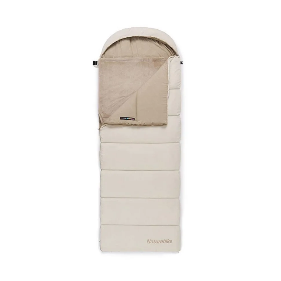 Спальный мешок с подогревом BE400 CNK2300SD021 Naturehike 6976507667326 правый, бежевый