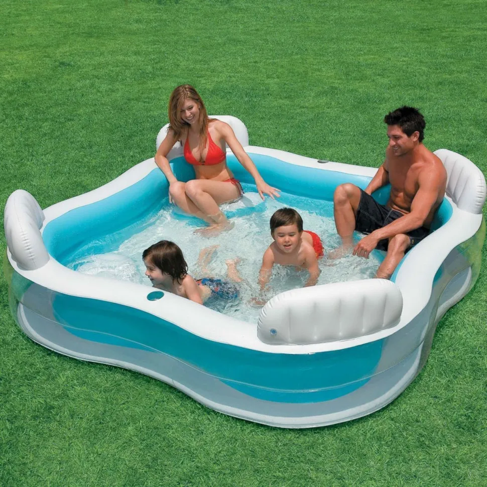 Семейный надувной бассейн Intex 56475, 229x229x66 см