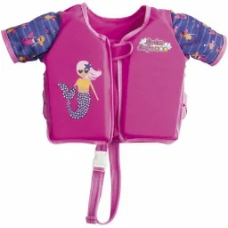 Жилет для плавания Swim Vest With Sleeves Aqua Speed 32147-03 розовый, синий 18-30кг