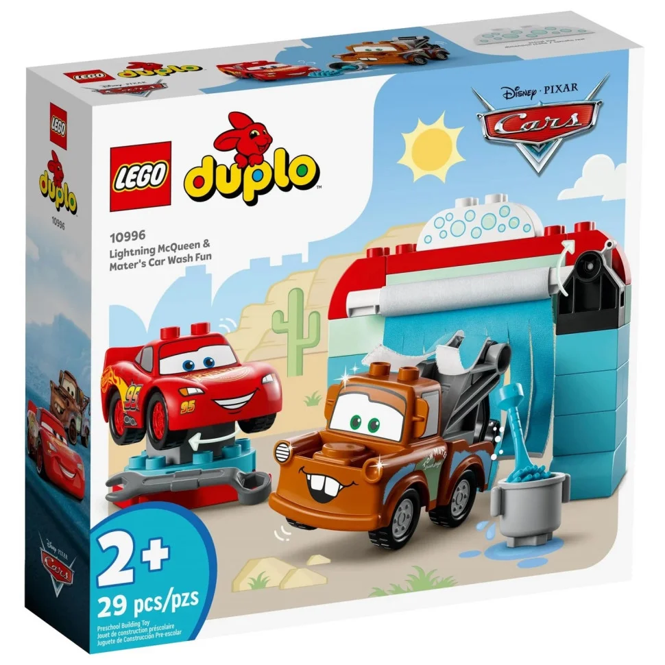 Конструктор LEGO DUPLO Disney TM Розваги Блискавки МакКвіна й Сирника на автомийці 10996-