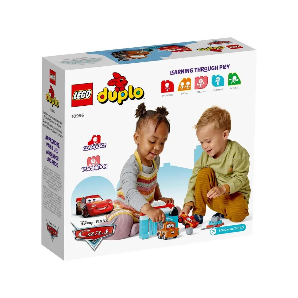 Конструктор LEGO DUPLO Disney TM Розваги Блискавки МакКвіна й Сирника на автомийці 10996-