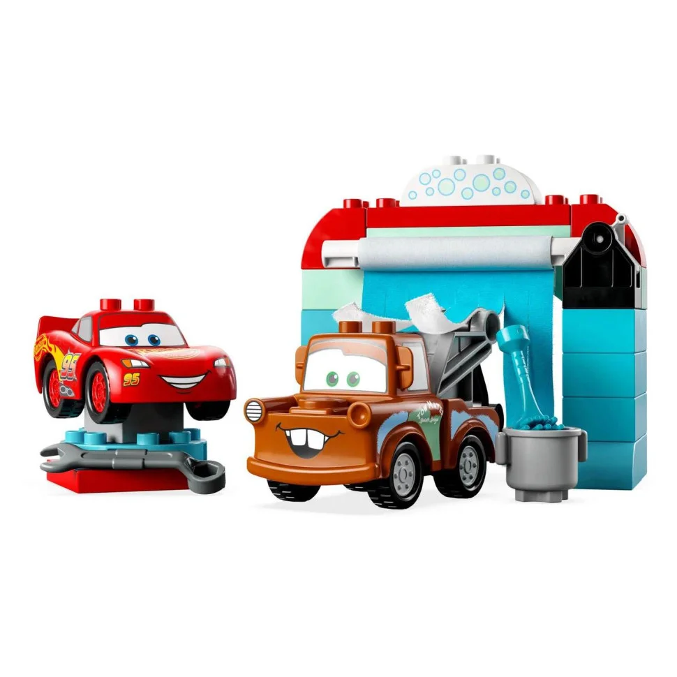 Конструктор LEGO DUPLO Disney TM Розваги Блискавки МакКвіна й Сирника на автомийці 10996-