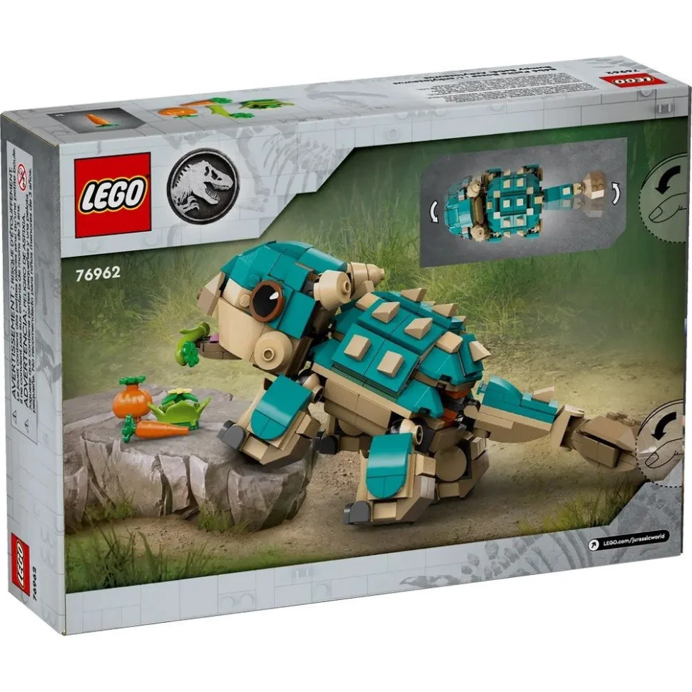 Конструктор «Малыш Бампи: Анкилозавр» LEGO 76962, 368 деталей