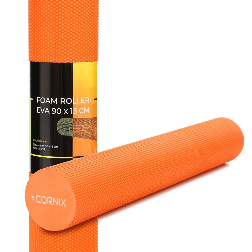 Масажний ролик (валик, ролер) Cornix XR-0312 Orange 90 x 15 см