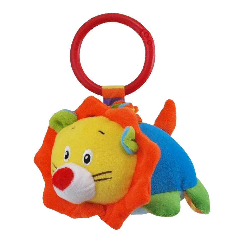 Плюшевая подвеска Лев Baby Mix TE-8203G-13L для коляски