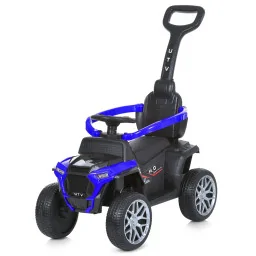 Каталка-толокар Bambi Racer M 4802EL-4, 2 в 1 (батьківська ручка), муз, світло, EVA, USB