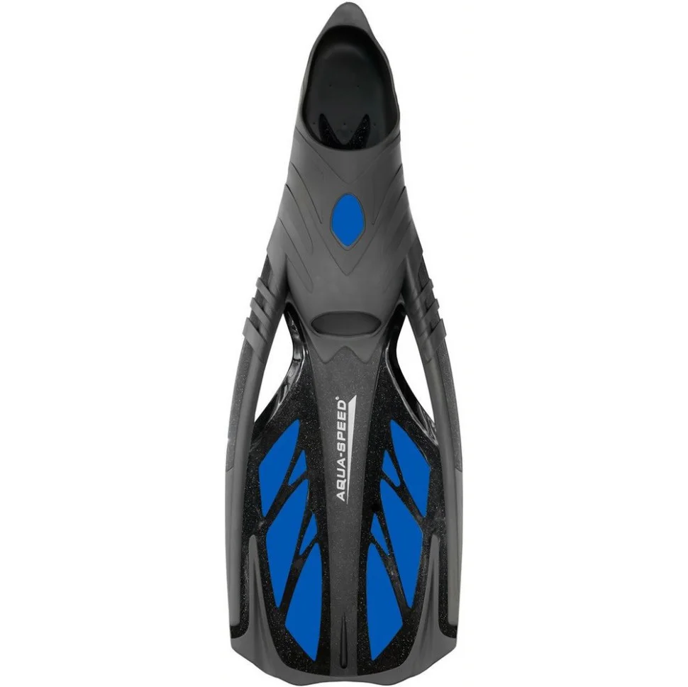 Ласти INOX Aqua Speed ​​553-11-44-45 синій, чорний, сірий, розмір 44-45