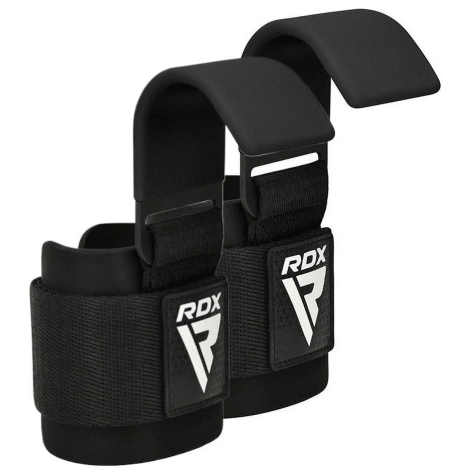 Гаки для тяги на зап'ястя W5 Gym Hook Strap RDX Inc Limited WAN-W5B+ Black 