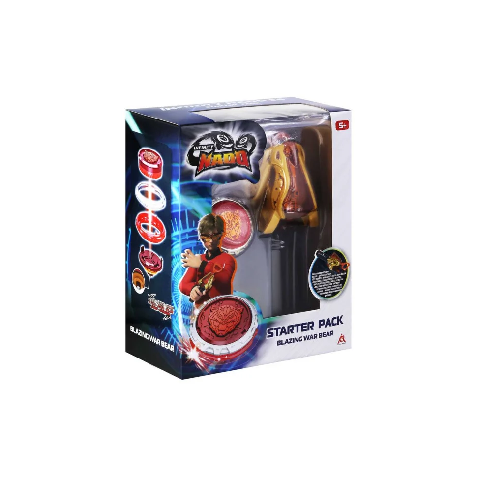 Дзиґа Infinity Nado EU654112 VI серія Starter Pack Blazing War Bear Палаючий Бойовий Ведмідь