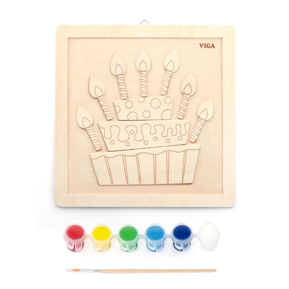 Набор для творчества Торт Viga Toys 50684 картина своими руками