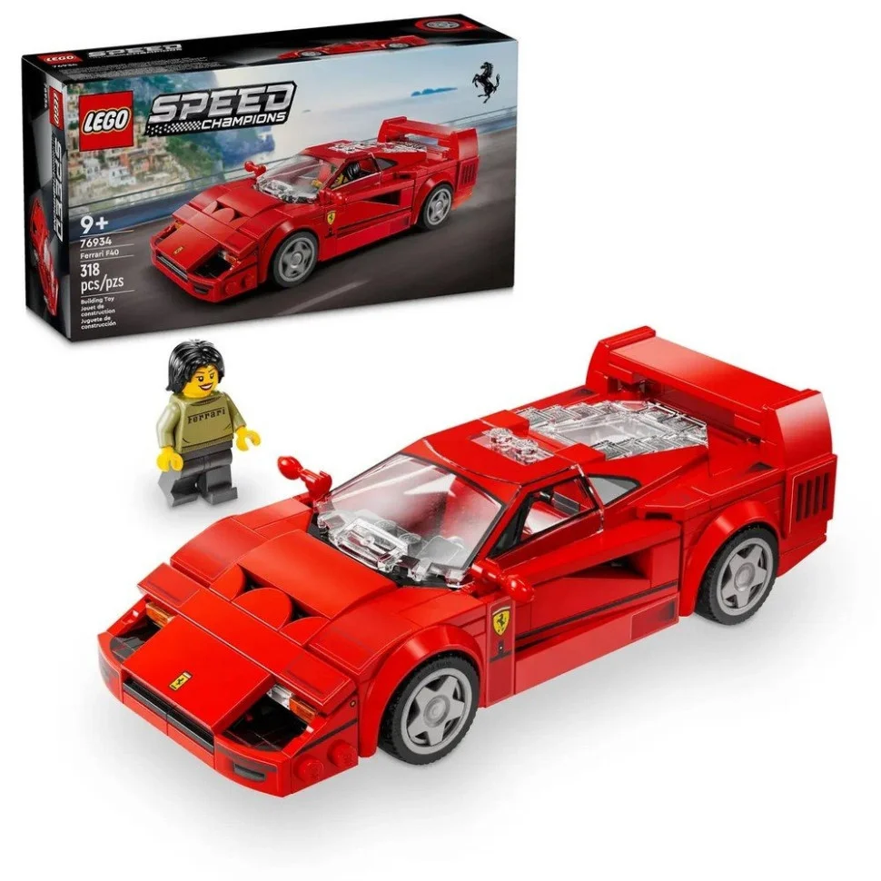 Конструктор «Суперкар Ferrari F40» LEGO 76934, 318 деталей