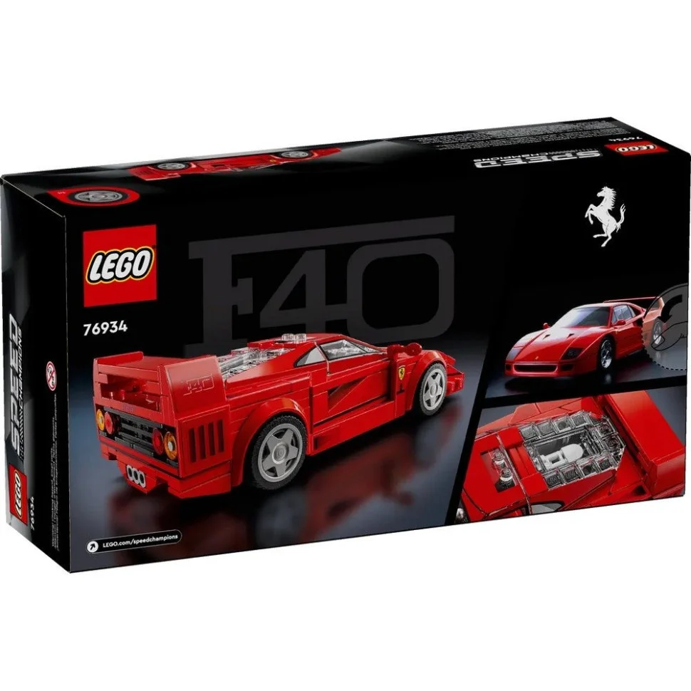 Конструктор «Суперкар Ferrari F40» LEGO 76934, 318 деталей