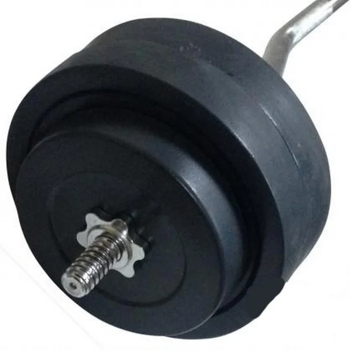 Штанга наборная W-образный гриф Rock Newt NE-KW-120-030, 30 кг 