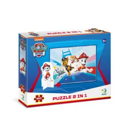 Дитячий пазл "Місія кличе" Paw Patrol DoDo Toys 200165, 60 елементів, з фігуркою