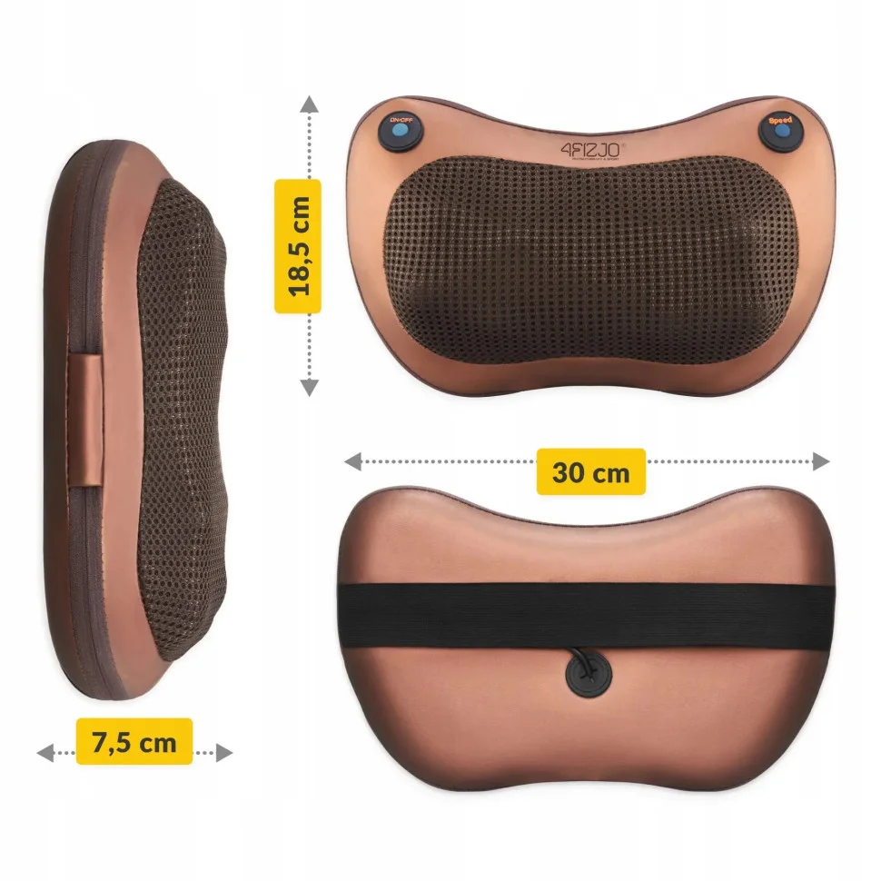 Подушка-массажер Shiatsu Pro+ 4FIZJO 4FJ0561 Brown