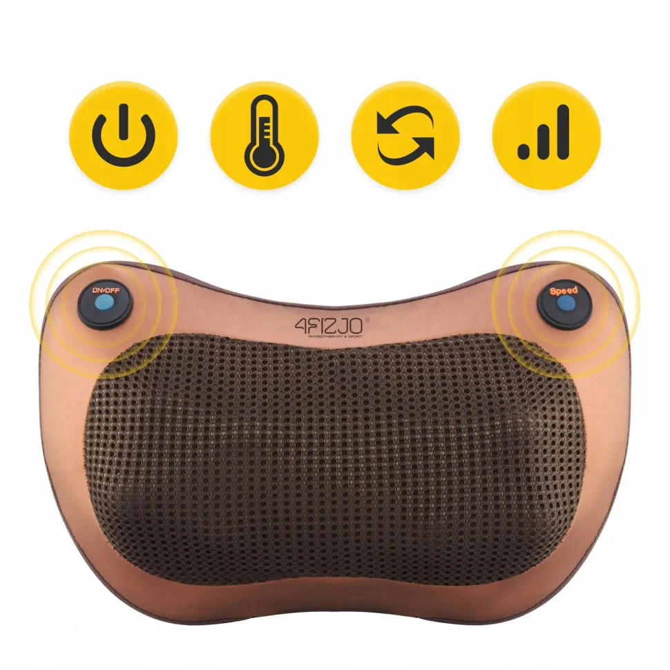Подушка-массажер Shiatsu Pro+ 4FIZJO 4FJ0561 Brown
