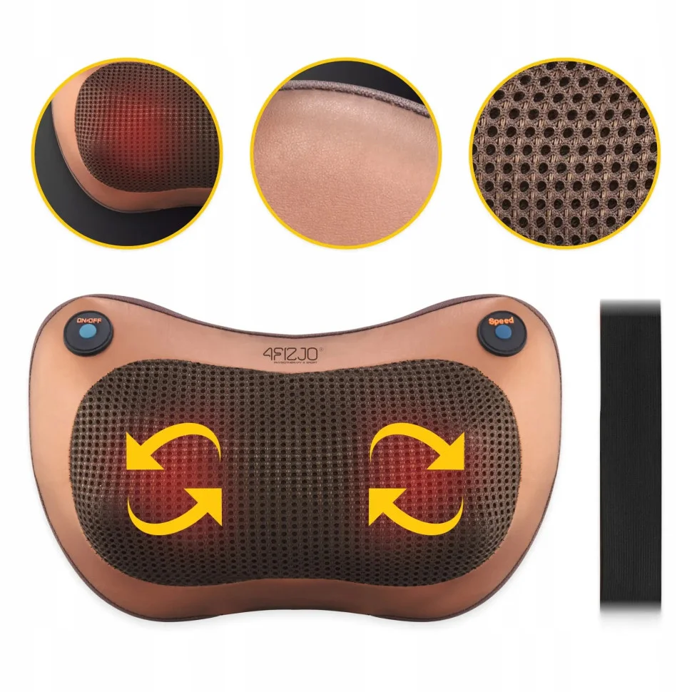 Подушка-массажер Shiatsu Pro+ 4FIZJO 4FJ0561 Brown