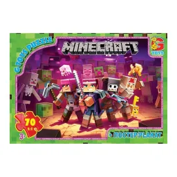 Пазл дитячий "Minecraft" Майнкрафт G-Toys MC789, 70 елементів