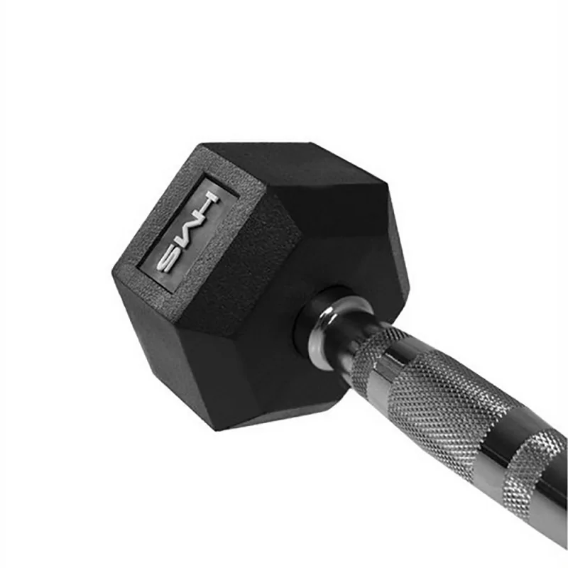 Гантель шестигранная HEX PRO HMS 17-66-116, 14 кг, черная