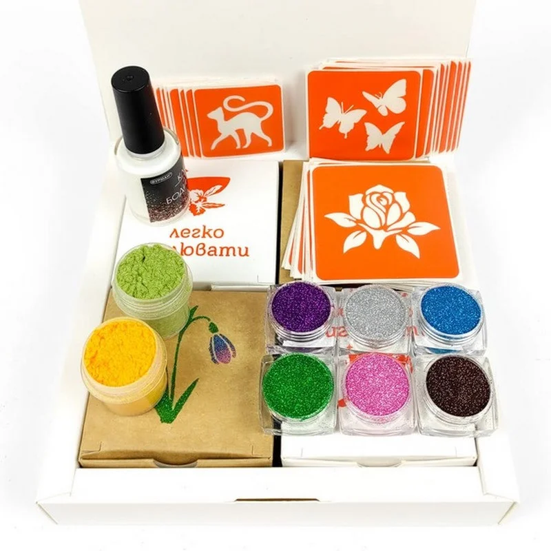 Подарочный набор для био-тату «Весна - макс» Fresh Tattoo gift-set-spring-max