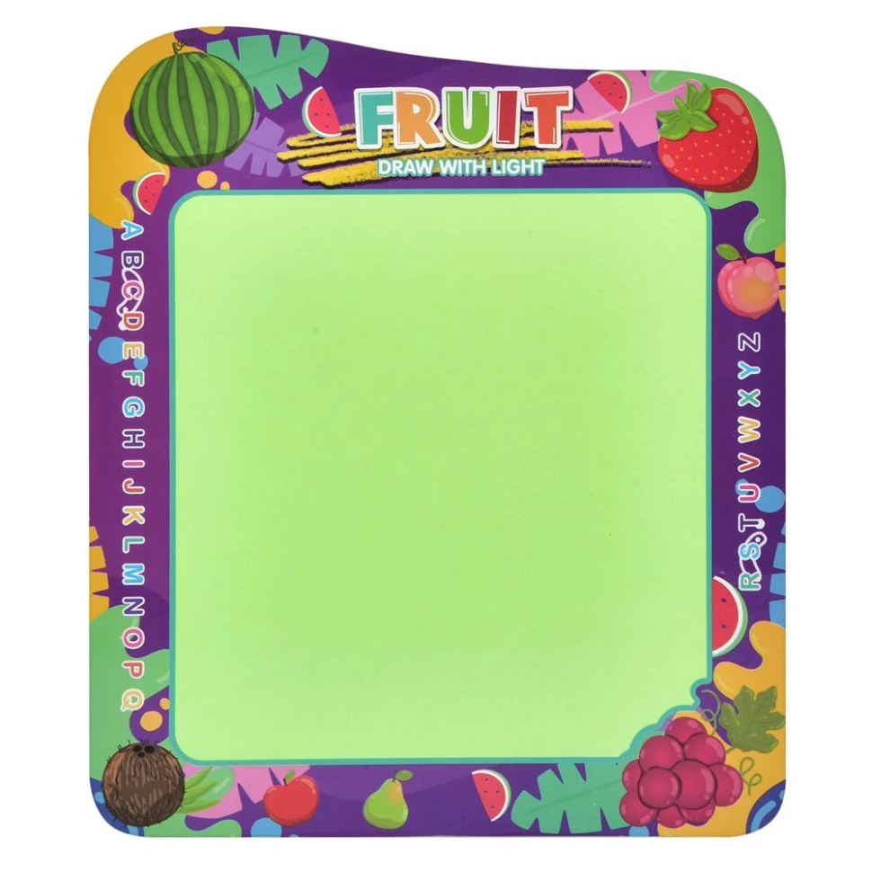 Дощечка для рисования светом Bambi CQ150-4-1(Fruit) маркера 4 шт